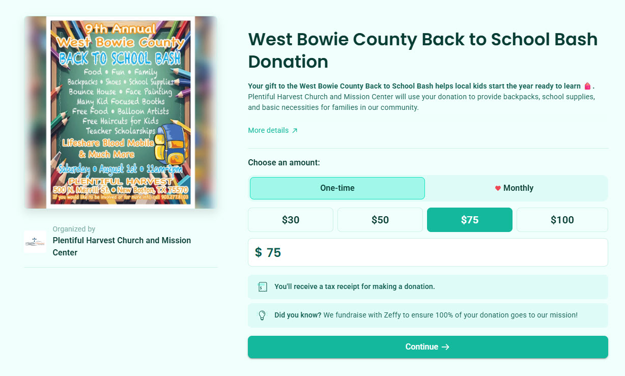 Zeffy - West Bowie County Bash