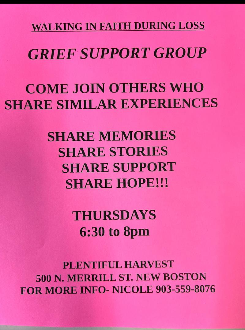 Grief Group Poster Grief Group Poster