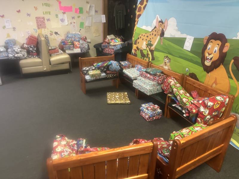 Wrapped Presents Wrapped Presents