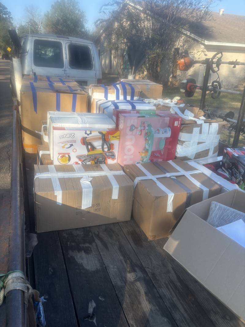 Trailer Loaded with Gifts Trailer Loaded with Gifts